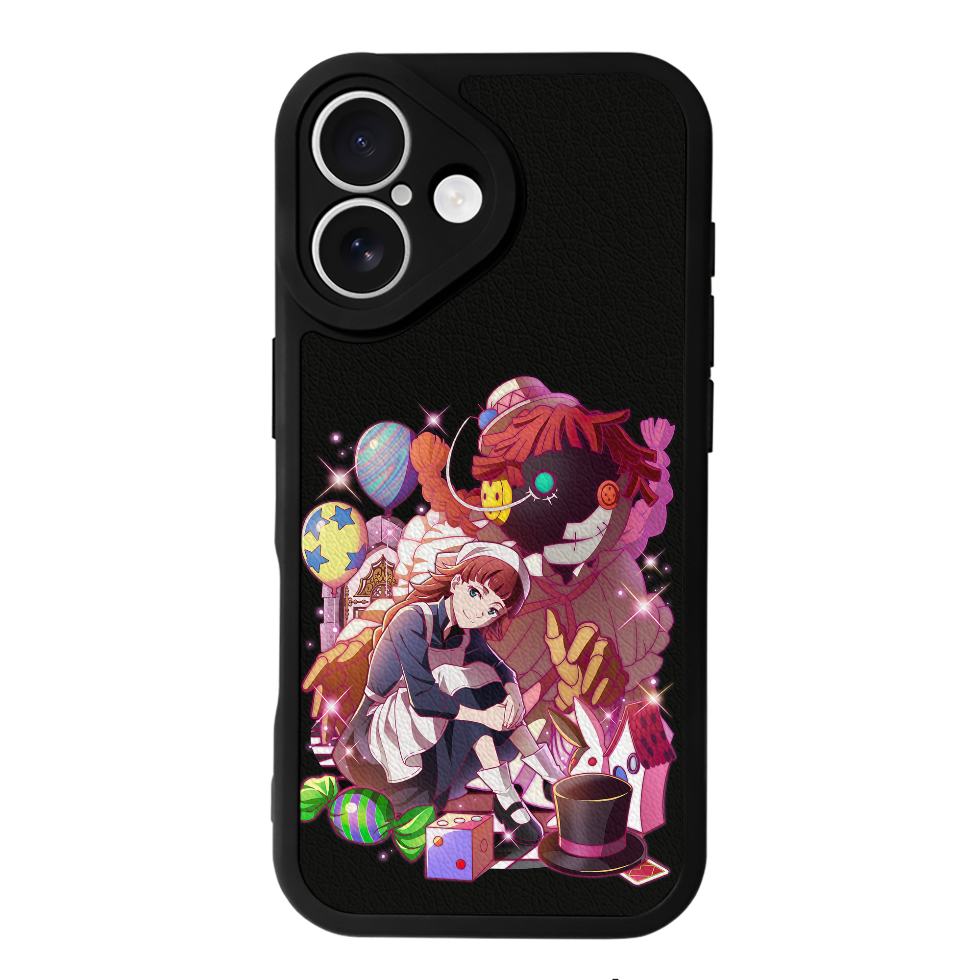 （画像用） 文豪ストレイドッグス Bungo Stray Dogs 【iPhone 16シリーズ対応】シリコンスマホケース（レザー調） 材質：シリコン